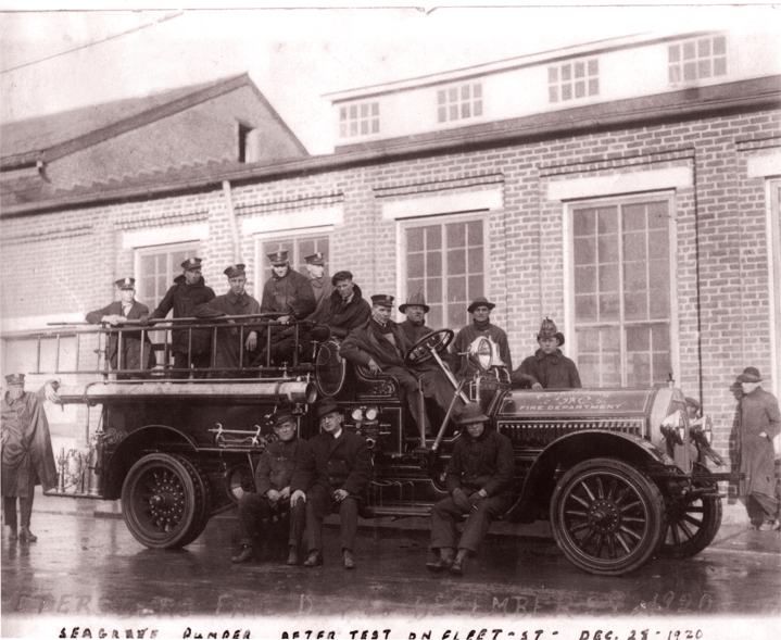 Seagrave Pumper After Pump Test -B/W